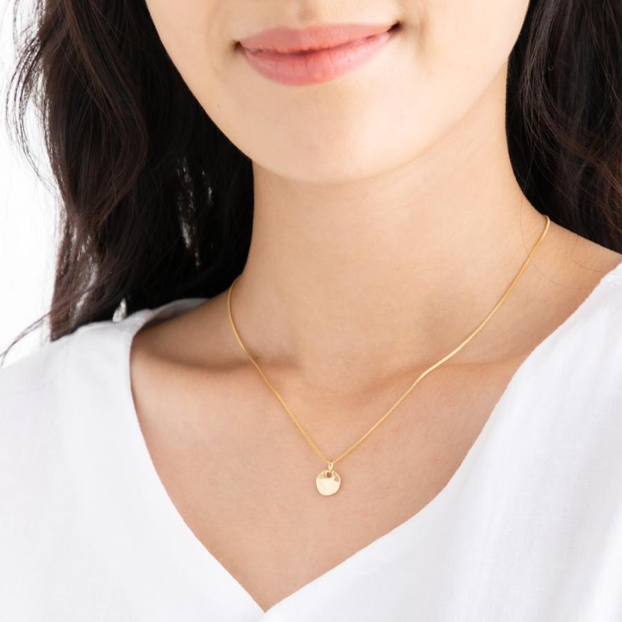 K18 ゴールド ラウンド ネックレス シンプル コイン コイン型 ギフト