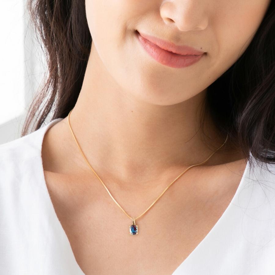 神秘的なカラーチェンジ】Pt900 K18 18金 計1.52カラット