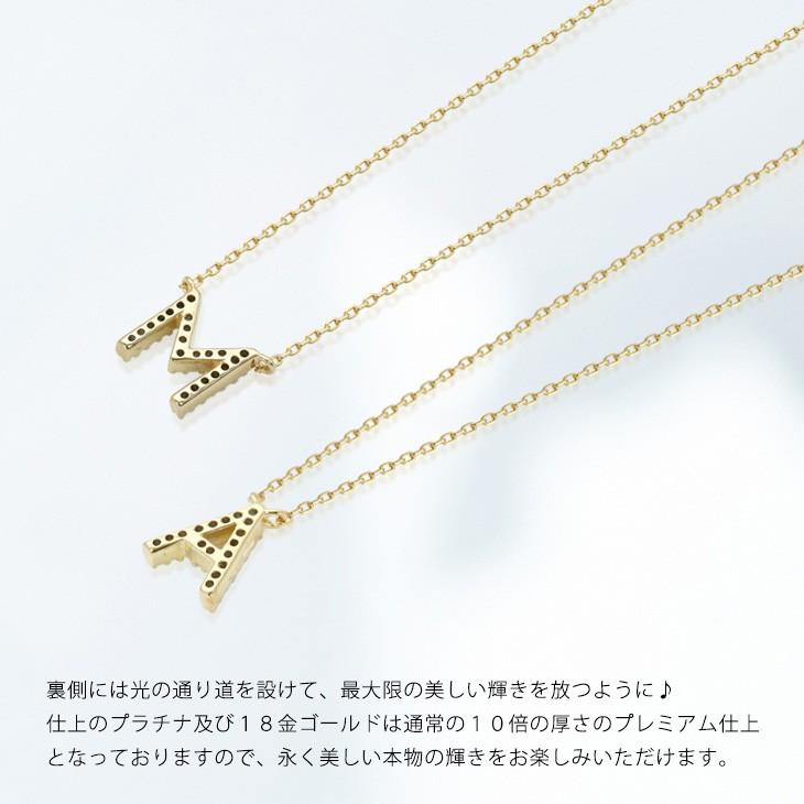 ネックレス レディース 女性用 イニシャル 誕生日 ジルコニア ダイヤモンド cz プラチナ ゴールド 送料無料 ギフトの画像
