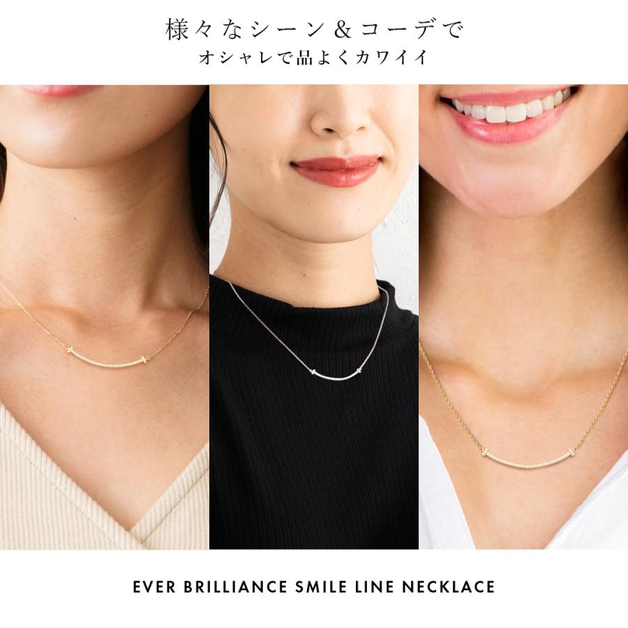 スマイル ライン ネックレス ギフト スマイルネックレス EVER スマイル ライン ネックレス ギフト スマイルネックレス EVER