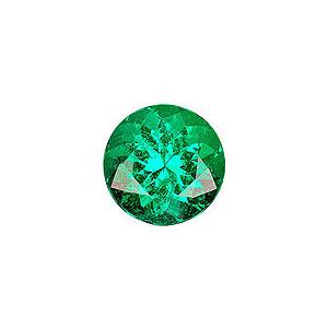 【爆買い！】 ダイヤモンド ラウンドカット ルース エメラルドグリーン 2.7mm　カラーダイヤモンド 天然石 裸石 宝石ルース、裸石