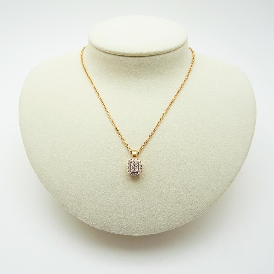ピキョッティ ダイヤモンド ペンダント ネックレス 0.46ct 750PG SA 