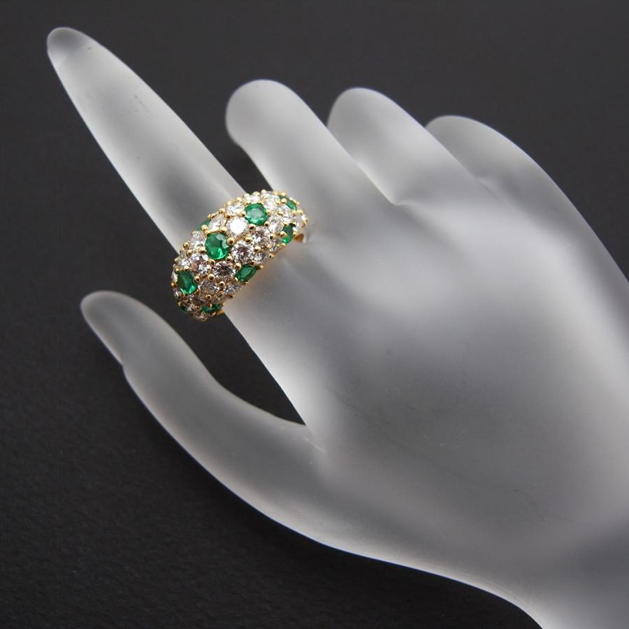 TIFFANY&Co.（ティファニー） エメラルド ダイヤモンド パヴェ リング 