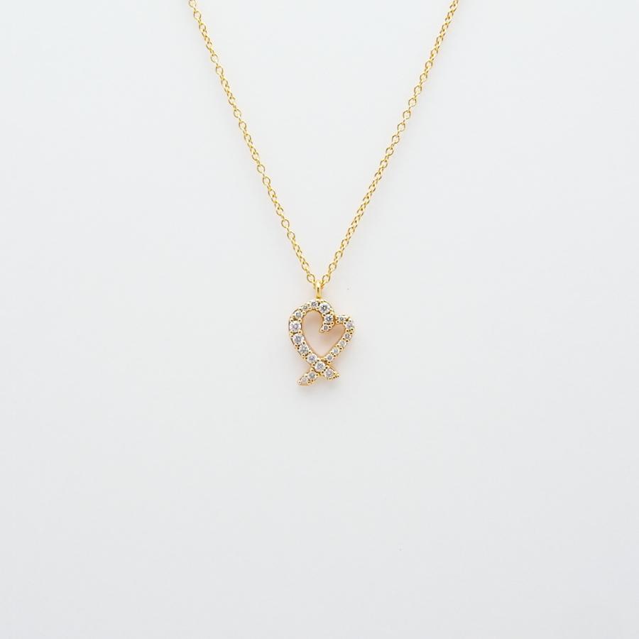 TIFFANY＆CO. ティファニーラビングハート 1粒ダイヤネックレス
