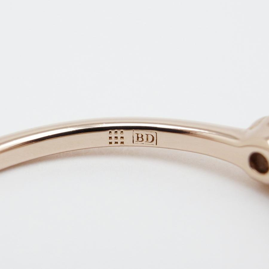 カシケイ ミル リング ブラウンダイヤモンド 0.35ct 11号 K18BG カシケイ ミル リング ブラウンダイヤモンド 0.35ct 11号 K18BG