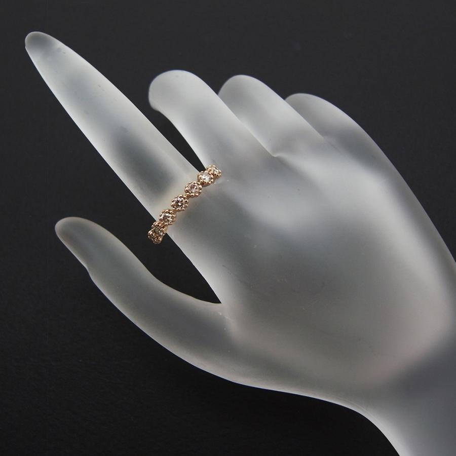 カシケイ ミル リング ブラウンダイヤモンド 0.35ct 11号 K18BG カシケイ ミル リング ブラウンダイヤモンド 0.35ct 11号 K18BG