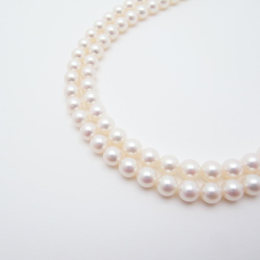 MIKIMOTO（ミキモト） アコヤ真珠 ロング ネックレス 6.9〜6.5mm 110cm