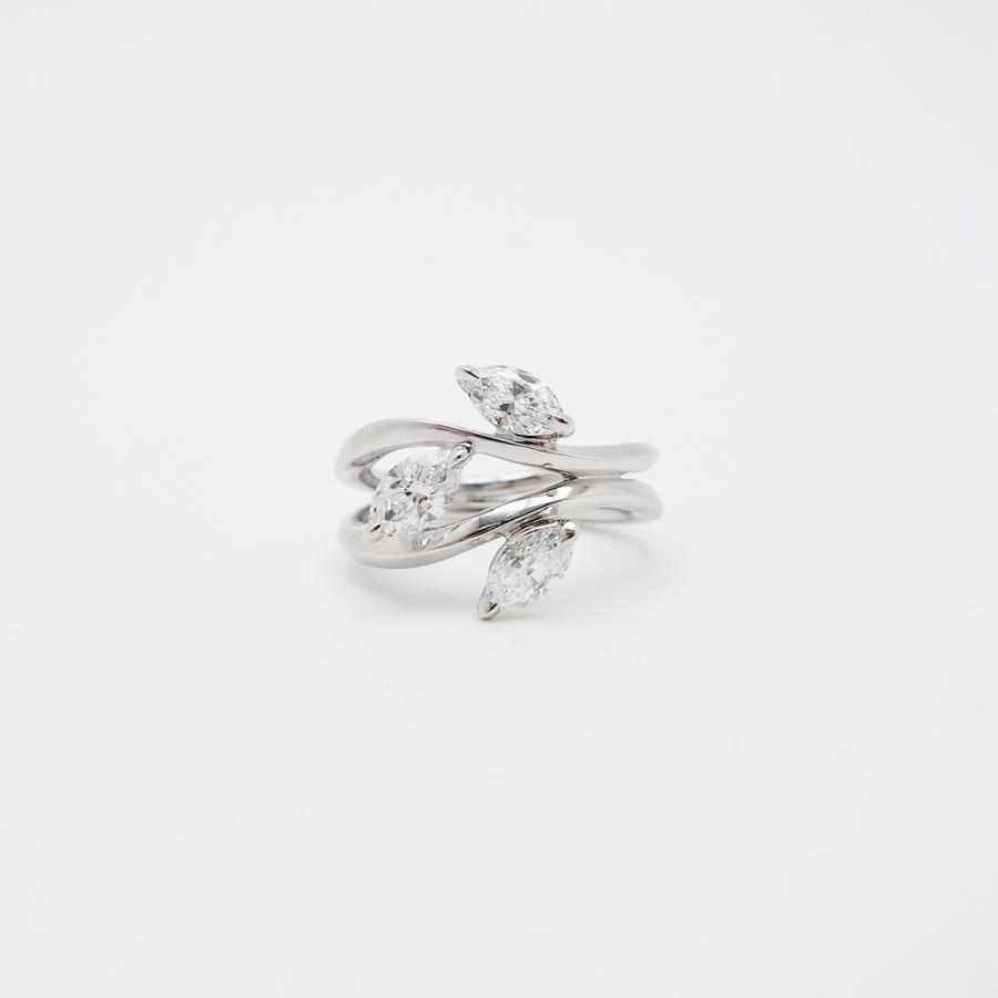 カシケイ ダイヤモンド リング 7号 0.80ct Pt950 SAランク : ACHACO