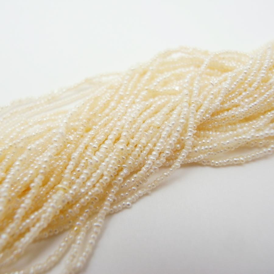 ケシパール 50連 ネックレス 約1.0mm 52cm K14WG SAランク : ACHACO