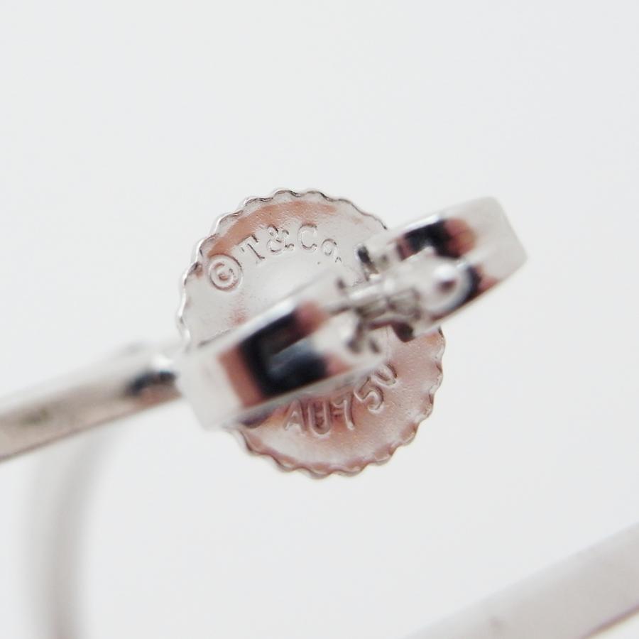 Tiffany T ティファニー ダイヤモンド フープ ピアス ミディアム 0.41