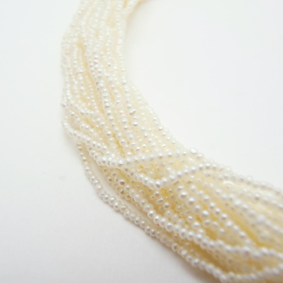 MIKIMOTO（ミキモト） ケシパール 30連 ネックレス 1.3〜1.0mm 50cm