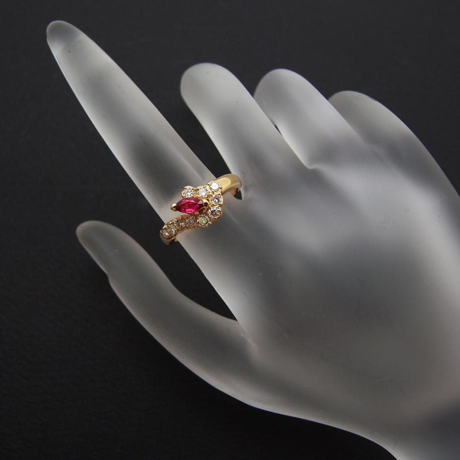 POLA（ポーラ） ルビー ダイヤモンド リング 0.19ct 0.30ct 9.5号 