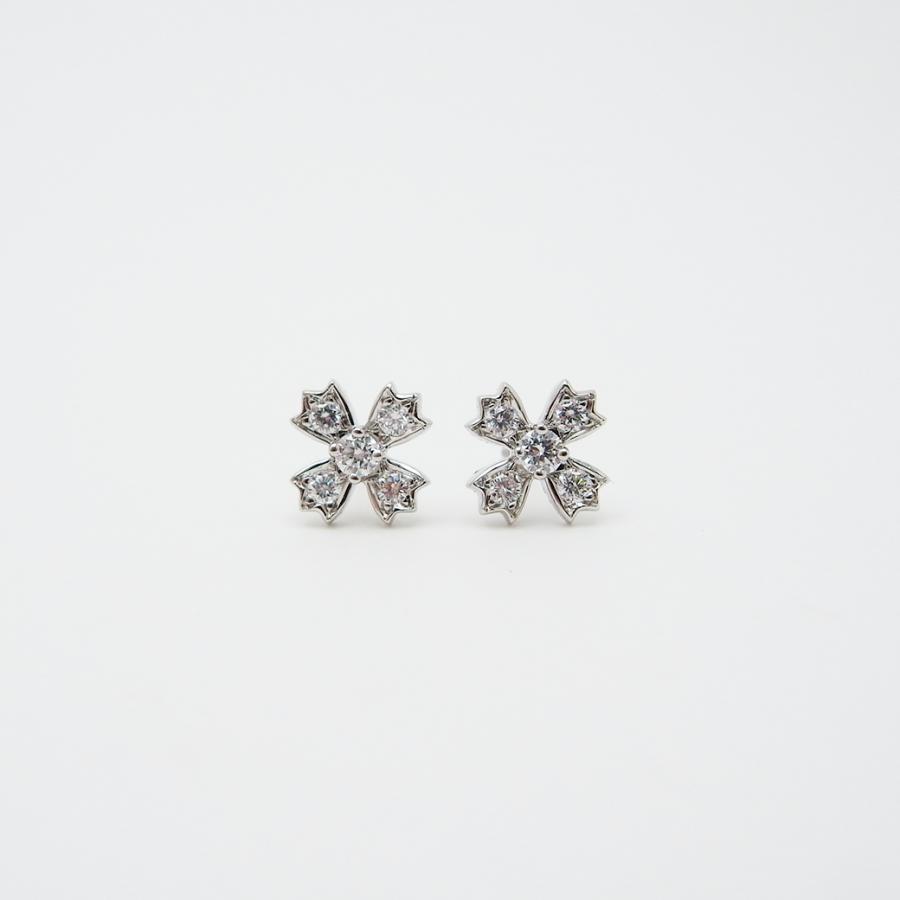 TIFFANY&Co.（ティファニー） フローレット ピアス ダイヤモンド Pt950