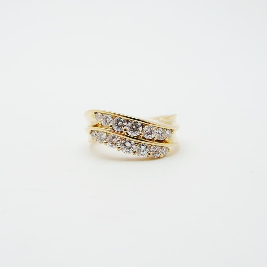 モニッケンダム ミルキーウェイ ダイヤモンド リング 7号 0.65ct K18YG