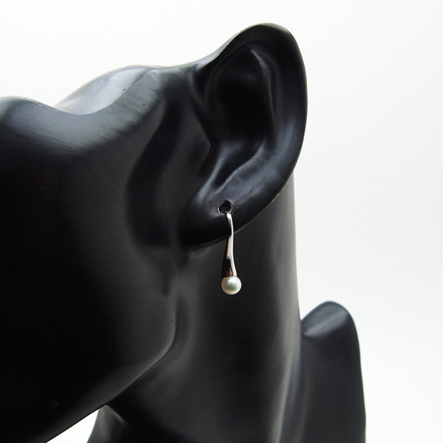 MIKIMOTO（ミキモト） アコヤ真珠 ピアス 4.9mm K18WG 箱 付き Sランク 