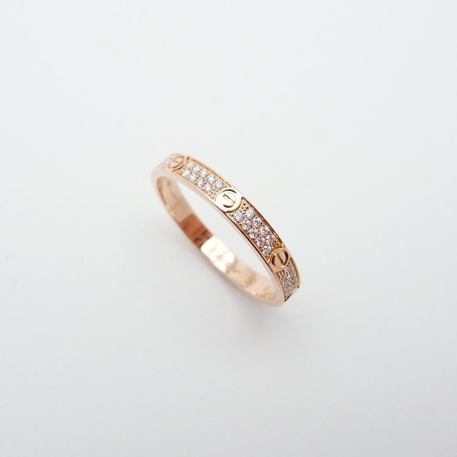 LOVE（Cartier） カルティエ LOVE リング ミニモデル パヴェ 
