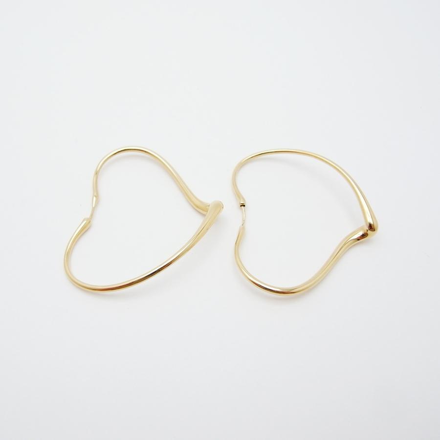 Elsa Peretti ティファニー オープンハート フープ ピアス ミディアム