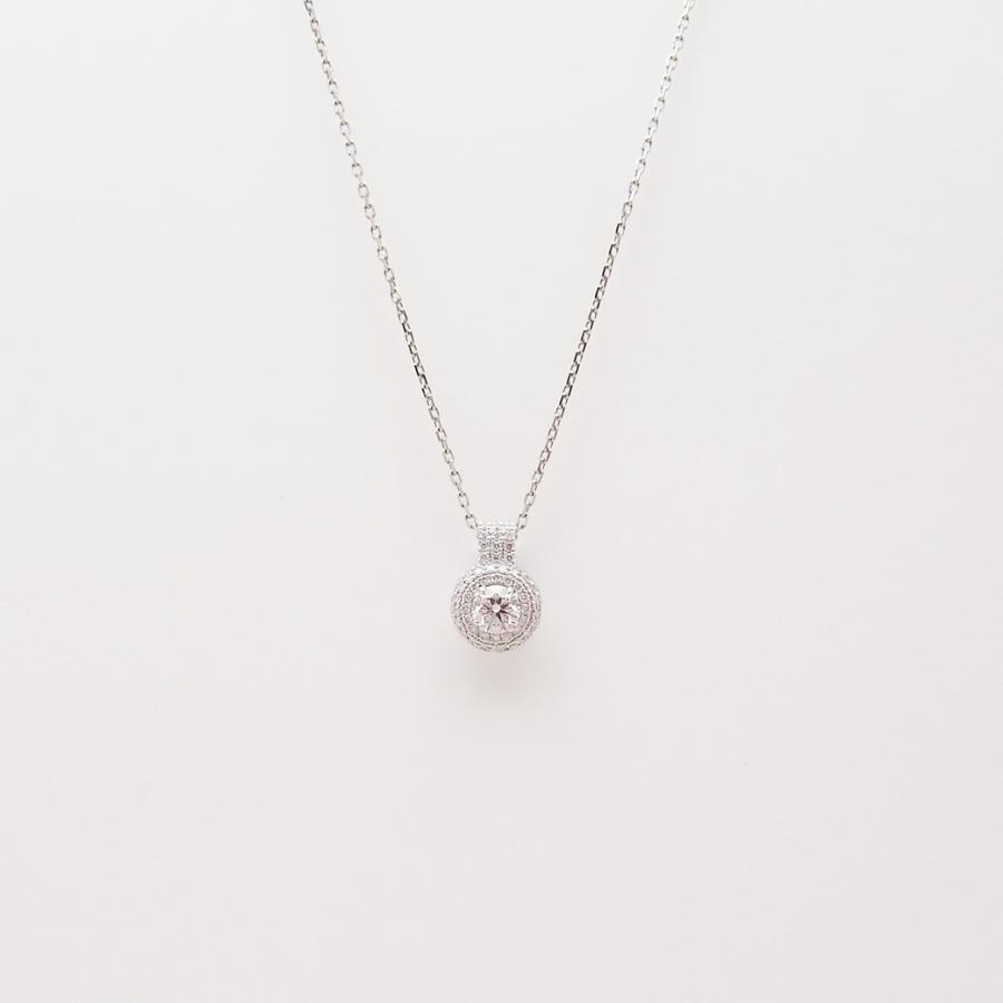 ダイヤモンド ペンダント ネックレス 0.322ct 0.50ct Pt950 