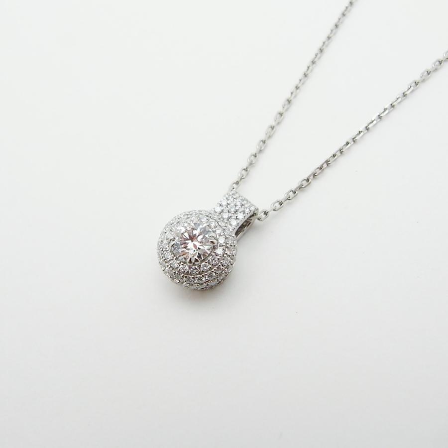 ダイヤモンド ペンダント ネックレス 0.322ct 0.50ct Pt950 