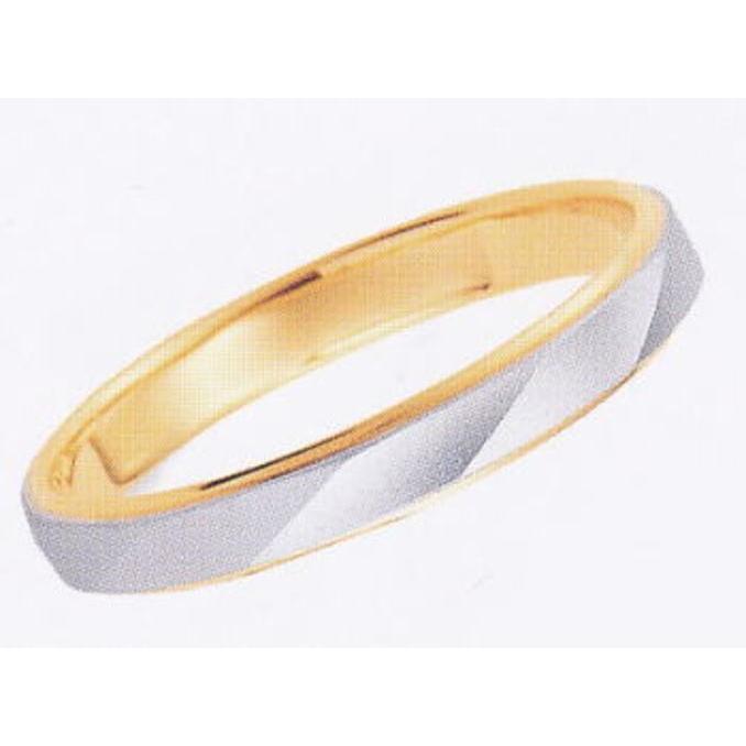 [17] B031-W-2 Pt900/K18 et toi　エトワ マリッジリング 結婚指輪 ペアリング