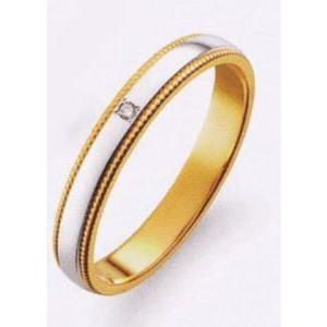 (38) M377D　ダイヤ True Love トゥルーラブ パイロット 特別割引価格 Pt-900 プラチナ & K18YG マリッジリング 結婚指輪 ペアリング （１本）