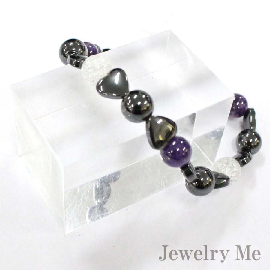 ハートがかわいいパワーストーンブレスレット アメジスト 天然石 アクセサリー 女性 おしゃれ フレンド 高木ミンク ジュエリーミー 通販 送料無料 Hk71 44 Jewelry Me 通販 Yahoo ショッピング