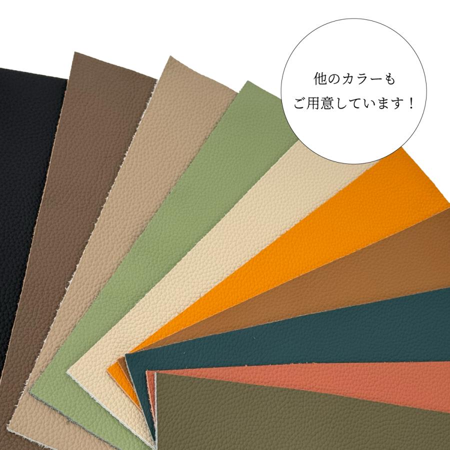 牛革 やわらかつや消し マットシュリンクレザー 茶 ブラウン 半裁 220