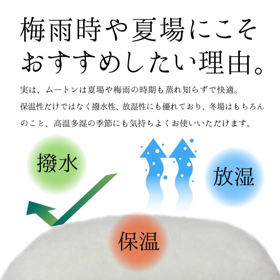 ふわふわムートン ラグ 座布団 フリース シェアード 刈毛 ムートン 1匹