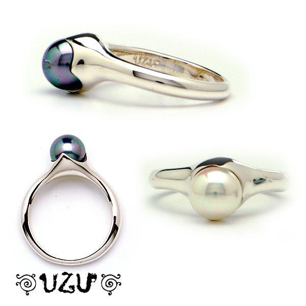 RI-375 【UZU】 シルバー925 リング 貝パール｜jewelrynic｜03