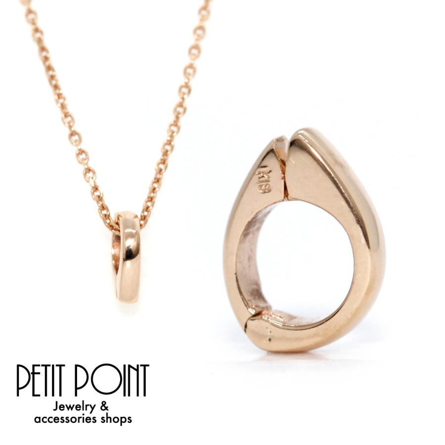 K18PG開閉式バチカン ペンダント用 金具 パーツ チャーム 加工  