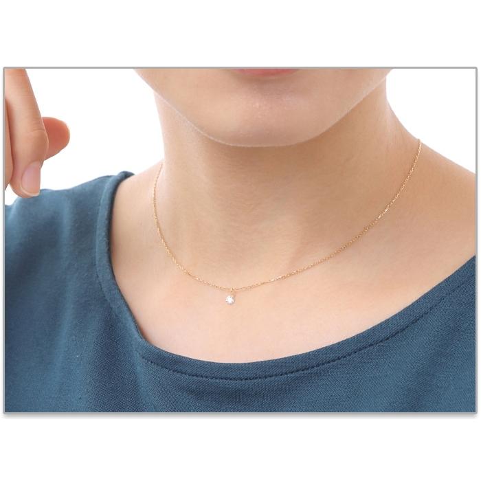 全品送料無料 k18ネックレス ダイヤモンド ネックレス レディース  