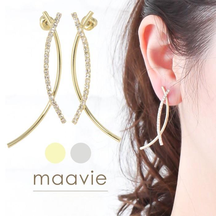 ピアス レディース ニッケルフリー 金属アレルギー シルバー925 人気 おしゃれ シンプル かわいい 大人 大ぶり キラキラ ぶらさがり Ace プレシャスジュエリーyahoo 店 通販 Yahoo ショッピング