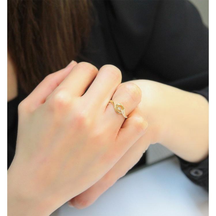 k18 リング ダイヤモンド ダンシングストーン 天然 指輪 リング K18  