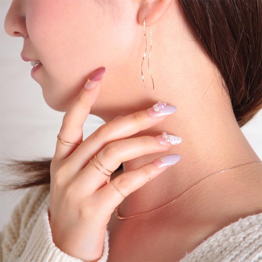 揺れる ピアス 10金ピアス アメリカンピアス ロングピアス ゴールド チェーン K10 10金 人気 Jae プレシャスジュエリーyahoo 店 通販 Yahoo ショッピング