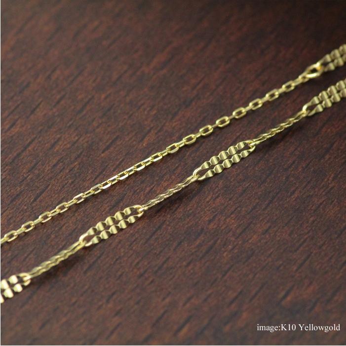 ロングネックレス 10金ネックレス レディース ペンダント k10 チェーン