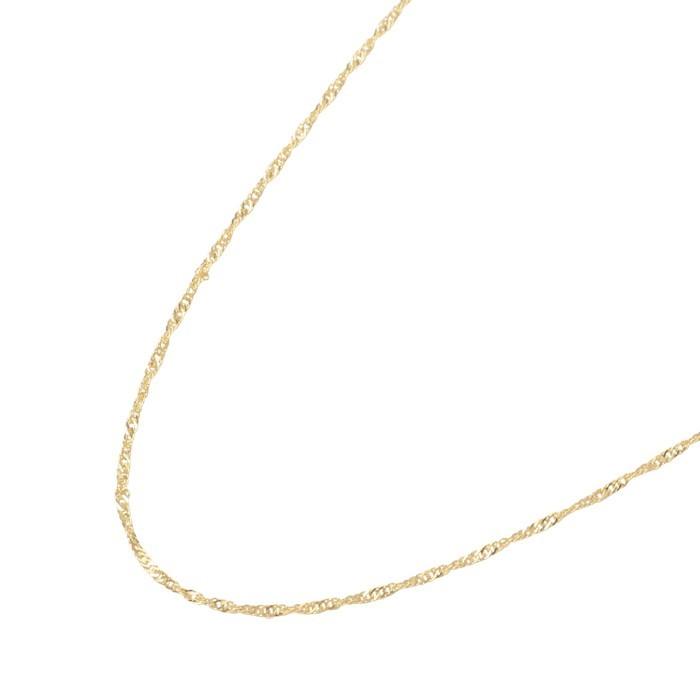 ロングネックレス 18金ネックレス レディース ペンダント k18 50cm