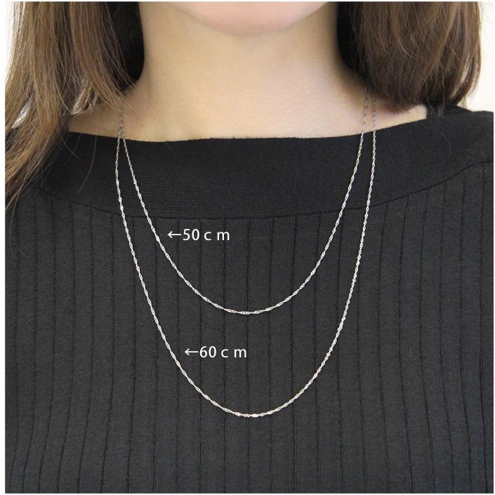 ロングネックレス プラチナ ネックレス 50cm チェーン Pt850 ロングネックレス プラチナ ネックレス 50cm チェーン Pt850