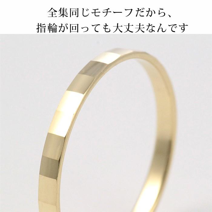 リング ピンキーリング レディース 18金 k18 18k メンズ 指輪 金属