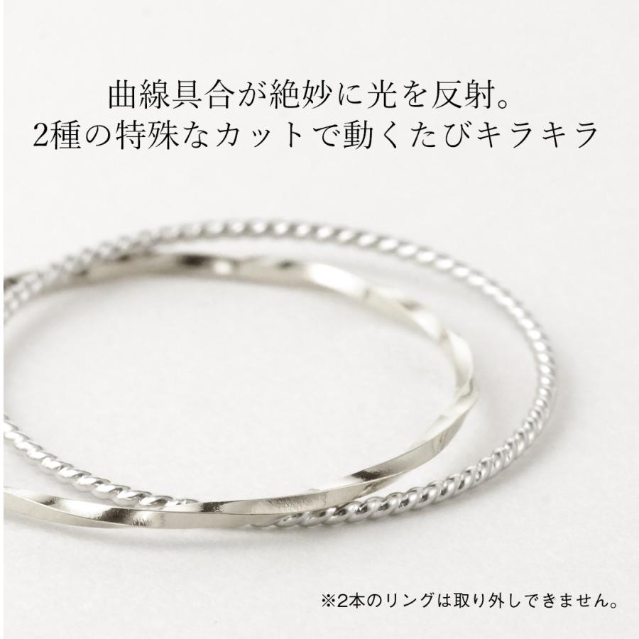 ピンキーリング リング pt850 プラチナ プラチナ850 レディース 指輪 2