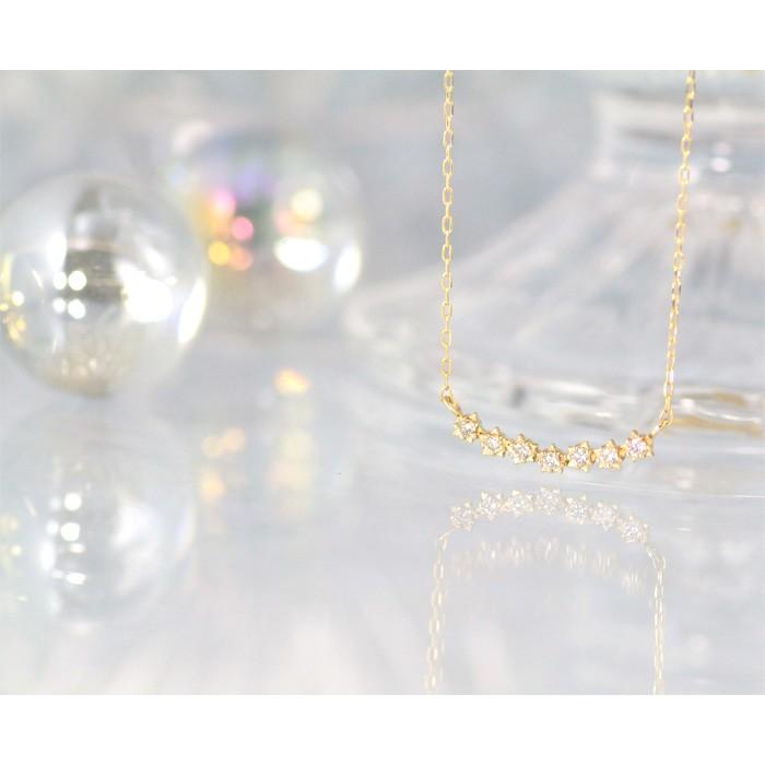 10金ネックレス レディース ペンダント k10 スター 星 ダイヤモンド ゴールド ダイア シンプル 華奢 爆買い クリスマスの画像