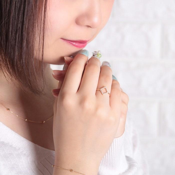 リング レディース ダイヤモンド 指輪 ピンキーリング K18 18金 18k ゴールド イエローゴールド ピンクゴール ホワイトゴールド 爆買い クリスマスの画像