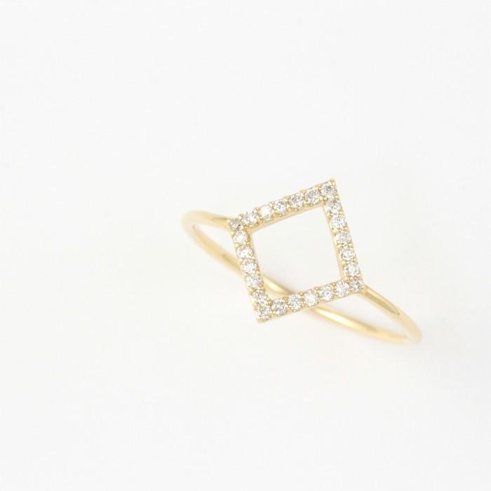 リング レディース ダイヤモンド 指輪 ピンキーリング K18 18金 18k ゴールド イエローゴールド ピンクゴール ホワイトゴールド 爆買い クリスマスの画像