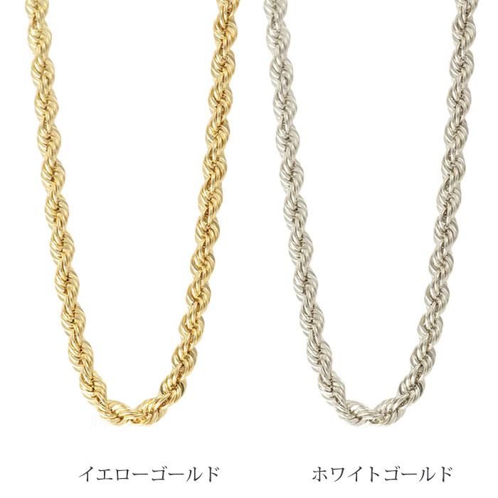 k18 18k 18金 チェーン メンズ レディース ロープ パイプロープ 長さ60cm 幅2mm シンプル ゴールドネックレス｜jewelryprecious｜10