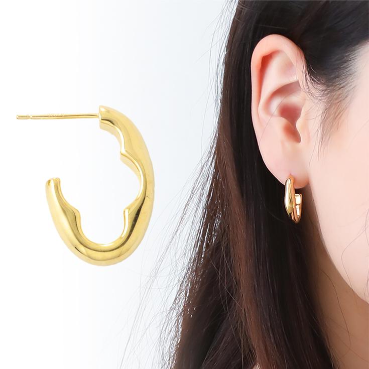 ピアス ハーフピアス sv925 シルバー 925 片耳 金属アレルギー ノン