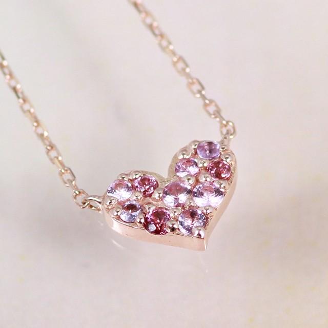 ハートネックレス 10金 レディース ペンダント k10 ゴールド 