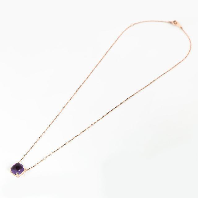10金ネックレス レディース ペンダント k10 人気 アメジスト K10PG 爆