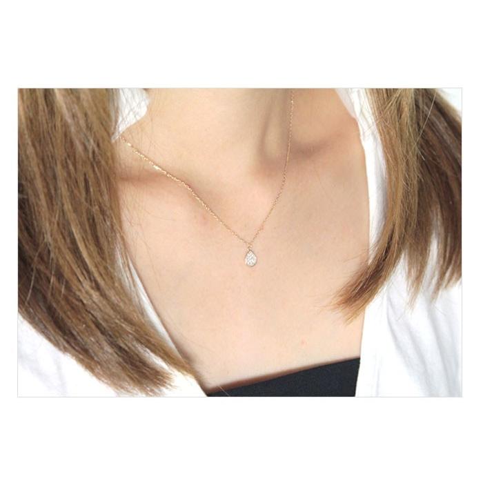10金ネックレス レディース ペンダント k10 ダイヤモンド ゴールド K10 