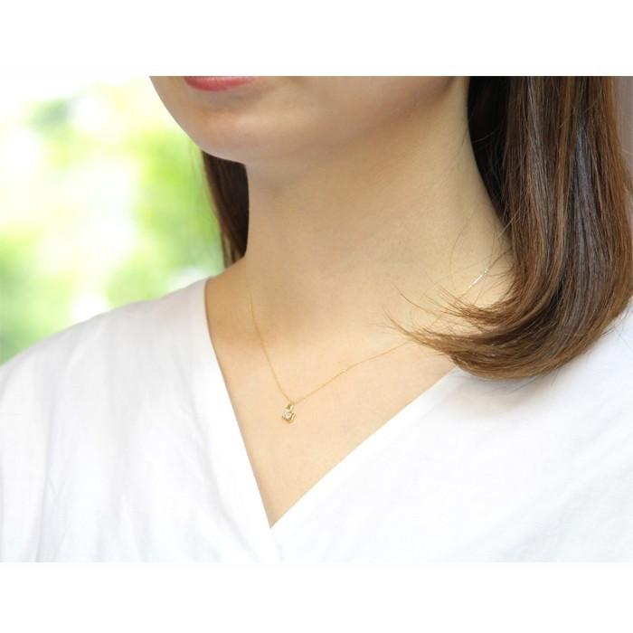 18金ネックレス レディース ペンダント k18 猫 ネコ ねこ 猫シルエット