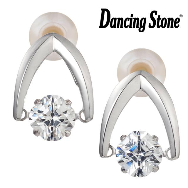 ダンシングストーン ピアス クロスフォー ブランド ギフト プレゼント