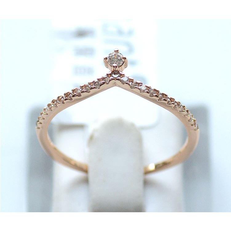 SWAROVSKI（スワロフスキー） 指輪 リングV字 高級 ピンキー 大きい